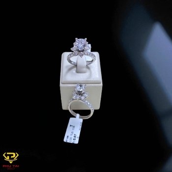 Nhẫn nữ vàng trắng (mã NN 6179)